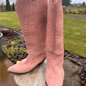 Jeffrey Campbell Pink Western Boots